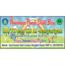 Tua/walicalon murid baru 7 feb 2016 (minggu) pelaksanaan observasi 17 feb 2016 pengumuman kelulusan 18 febs.d 27 feb 2016 penda aran ulang 26 s.d 27 feb 2016 pengukuran pakaian 29 feb s.d 5 maret 2016 penda aran ulang cadangan. Desain Cetak Banner Ppdb Paud Ra Kb Sd Tk Murah Shopee Indonesia