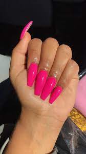 Follow Slayinqueens For More Poppin Pins Nailpaintideasdesign Pink Acrylic Nails Pink Nails Long Acrylic Nails
