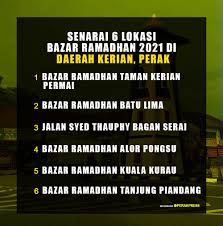 Senarai maktab rendah sains mara 2019. Perak Press Senarai Bazar Ramadhan 2021 Di Daerah Facebook