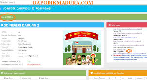 Klik menu sekolah di sebelah kiri atau tab data sekolah pada bagian atas, untuk melihat data sekolah, data ptk, dan data 5. Cara Dapodik Cek Aplikasi Downzload