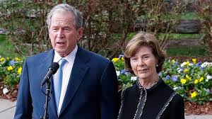 She appeared in the season five episode, super best friends. President George W Bush And Laura Bush Pay Respects To Late Billy Graham