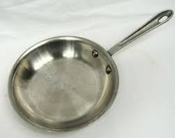 All Clad 8 Master Chef 108 Omelette Fry Pan Skillet Vtg Stainless Steel Ebay Masterchef Stainless Frying Pan