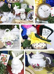 Give away your party decorations! Alice In Wonderland Party Ideas Story Party Ideas At Birthday In A Box