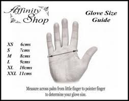 glove size guide measure hand to ensure good fitting work