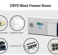 18~40c Industrial Blast Freezer Cold Storage for Durian Cold ...