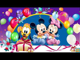 Happy Birthday Song For Son 1st Birthday Wishes Happy Birthday Song With Mickey Mouse Youtube In 2020 1st Birthday Wishes Birthday Wishes Happy Birthday Song