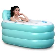 Inflatable baby bath swimming tubs thickening children bathtub bucket basin. Inflatable Bathtub With Electric Air Pump Walmart Com Walmart Com