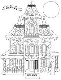 Grab the free printable pdf coloring sheets at the bottom of this post! Breathtaking Gingerbread House Coloring Page Pdf Favecrafts Com