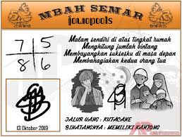 Syair Hk Mbah Semar 13 Oktober 2019 Keluaran Togel