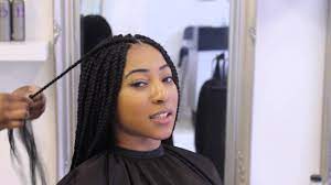 April (lady a ) specialize in hair weaving and braiding services and also have a background as a full cosmetologist as well. Box Braids At Ebonyb Salon Youtube