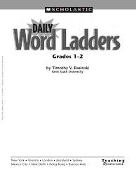 Have fun practicing 1st grade spelling words & working on visual discrimination with 50+ pages of super cute, free first grade word search printables! Word Ladders 1 2 Grade Phonics