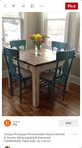 Pin By Kim Wiltshire On Granny S House Rustic Farmhouse Table Small Kitchen Tables Farmhouse Kitchen Tables