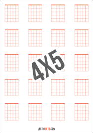 Blank Guitar Chord Charts Download Print