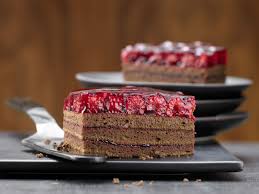 schoko himbeerschnitten rezept kuchen und torten einfacher nachtisch kuchen rezepte