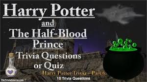It always provides you with the opportunity to spend time indoors with your family and friends. Harry Potter And The Half Blood Prince Movie Trivia Quiz Youtube