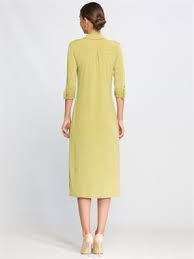 Green Solid Long Sleeve Below Knee Dress Lc Waikiki Knee Dress Fashion Dresses For Work