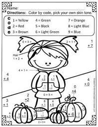 Sign In Math Addition Math Coloring Halloween Math