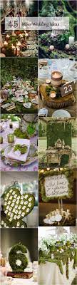 Notched birch branches or pinecones transforms into a simple and chic place card holder. Rustic Moss Wedding Ideas Http Www Deerpearlflowers Com Moss Decor Ideas For A Nature Wedding 3 Nature Themed Wedding Moss Wedding Nature Wedding