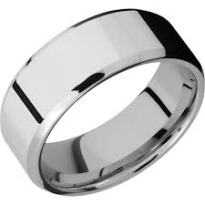 Men's gun metal black tungsten wedding band with blue offset groove. Lashbrook Plain White Gold Mens Wedding Bands Designer Engagement Rings Fine Jewelry Arthur S Jewelers