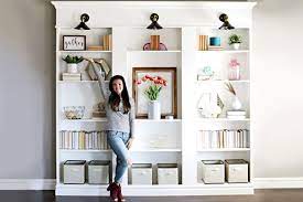 It would look something like this: How To Make A Built In Bookcase With Ikea Shelves This Old House