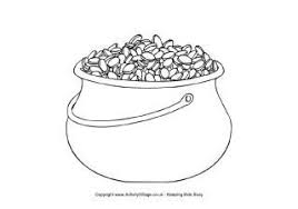 St Patrick S Day Colouring Pages Pot Of Gold St Patrick Day Activities Gold Color