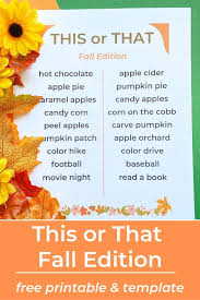 The new discount codes are constantly updated on couponxoo. Fall Themed Would You Rather Questions For Kids