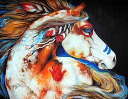 Only for a short while. Indian Horse Paintings