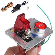 12v racing car engine start push button ignition switch panel red led toggle its wish race cars car engine engine start