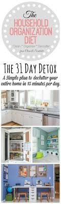 The Household Organization Diet 31 Day Detox 2015 Organisation Menage Rangements Et Organisation Organisation Maison