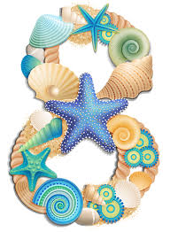 Transparent Number Eight Sea Style Png Clipart Picture Clip Art Free Clip Art Sea Crafts
