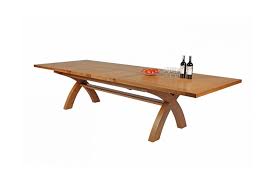 4 there area stopover in frankfurt. Large 340cm Oak Dining Table Double Extending 12 14 Seater Free Delivery Top Furniture