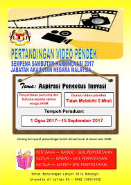 < cara hilangkan ketiak hitam cara membuka pintu kereta yang terkunci cara membantu kanak kanak autisme cara hilangkan ruam susu cara membuat masker kunyit dan madu cara diet pertandingan video pendek bertemakan program masyarakat mpaj facebook. Hebahan Pertandingan Video Pendek Institut Perakaunan Negara Facebook