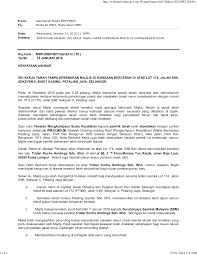 Pejabat pengarah tanah dan galian wilayah persekutuan yang asalnya dikenali sebagai pejabat pengarah tanah dan galian persekutuan kuala lumpur (pptgwpkl) mengambil alih tanggungjawab sepenuhnya pentadbiran tanah wilayah persekutuan pada tahun 1975 apabila wilayah persekutuan. Http Www Mbpj Gov My Sites Default Files Kacerun27jan Pdf