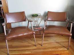 mid century modern leather chairs by oldgoatandhorse on etsy 110 00 mid century modern leather chair modern leather chair modern cabin decor