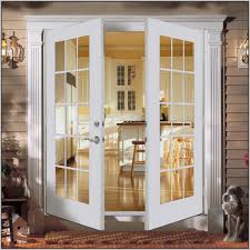 I bought a retractable screen door for my french doors from home depot. Makeover French Door Screens