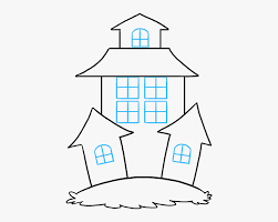 Did you know there's more to this lesson? How To Draw Haunted House Haunted House Drawing Easy Hd Png Download Transparent Png Image Pngitem