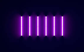 Buy glowing party cups 16 oz plastic clear disposable glow stick cup neon colors kids birthday multi color sticks light up glows in the dark night event favor decorations drink supplies: Purple Neon Lights Black Background Purple Neon Light Neon Background Hd Wallpaper Peakpx