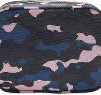 Conair Makeup Bag, Large Double Zip Toiletry and Cosmetic Bag, Perfect Size  for Use At Home or Travel, Double Zip Organizer Shape in Blue, Pink and ...