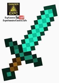 Espada De Minecraft Casera Minecraft En La Vida Real Minecraft Minecraft Espada Minecraft Minecraft Para Imprimir Adesivos Minecraft