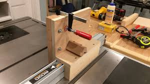 Mortise And Tenon Furniture Tenons On Table Saw Youtube Tenon Jig Circular Saw Jig Table Saw Jigs