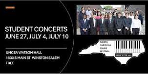 North Carolina Piano Festival Student Concert 1