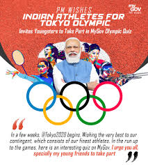 Maybe you would like to learn more about one of these? Mygovindia On Twitter Ahead Of Tokyo Olympics 2020 Tokyo2020 Pm Narendramodi Extended His Wishes To All The Indian Athletes For The Event He Also Urged Citizens To Take Part In The Road