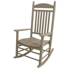 Polywood Jefferson Sand Patio Rocker J147sa The Home Depot