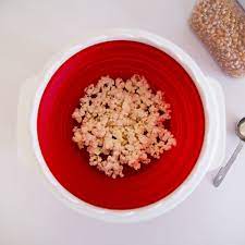 You'll be the hit of movie night with this red and white cuisinart microwave popcorn maker; Cuisinart Pop And Serve Review Compact And Affordable