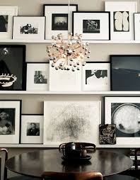 Black And White Gallery Wall Creative Index Art Shelves Inspiration Wall Wall Gallery