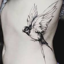 Bird Tattoo On Ribs Side Rib Cage Bird Tattoo By Capture Today Forevermore Bird Tattoos For Women Birds Tattoo Body Art Tattoos