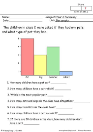 Year 2 Maths Bar Graphs Worksheet This Activity Asks