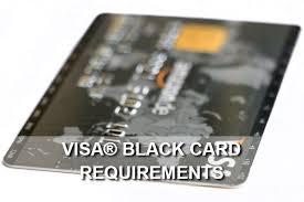 1 the visa black card: Visa Black Card Requirements 5 Things You Need To Know Now