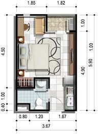 Yatak odası için bu alan 8m2olarak tanımlanmıştır. Type 1 Bedroom Hotel Room Plan Hotel Room Design Small Hotel Room