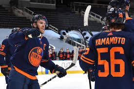 Oilers' koekkoek, yamamoto leave game with injuries edmonton oilers defenceman slater koekkoek left saturday's game against the calgary flames after just a few shifts after taking a hit from. Game Thread Game 18 56 Edmonton Oilers Winnipeg Jets The Copper Blue